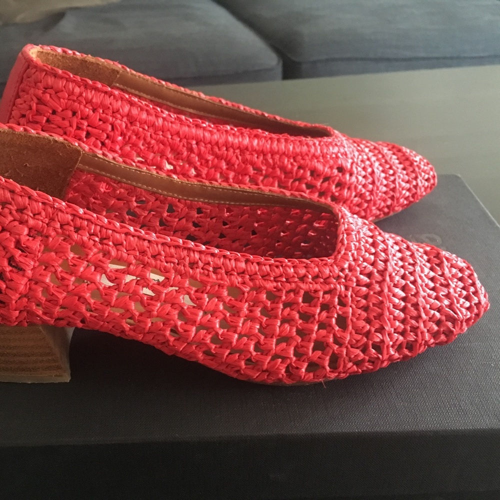 Ruby Raffia Woven Pump - image 2